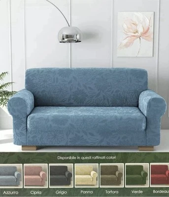 Copridivano Copripoltrona Irge Boutique 2 3 4 Posti Divano Elasticizzato - Immagine 1 di 4