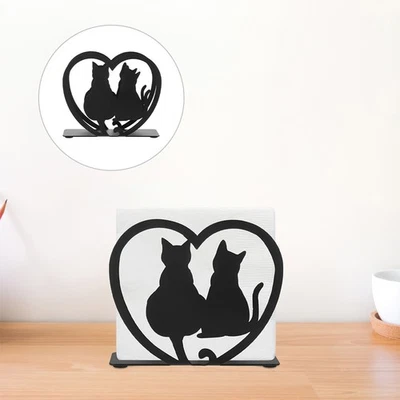  2 Pcs Porta Tovaglioli Divertente Cucina Da Tavolo Del Tessuto Ferro - Immagine 1 di 4