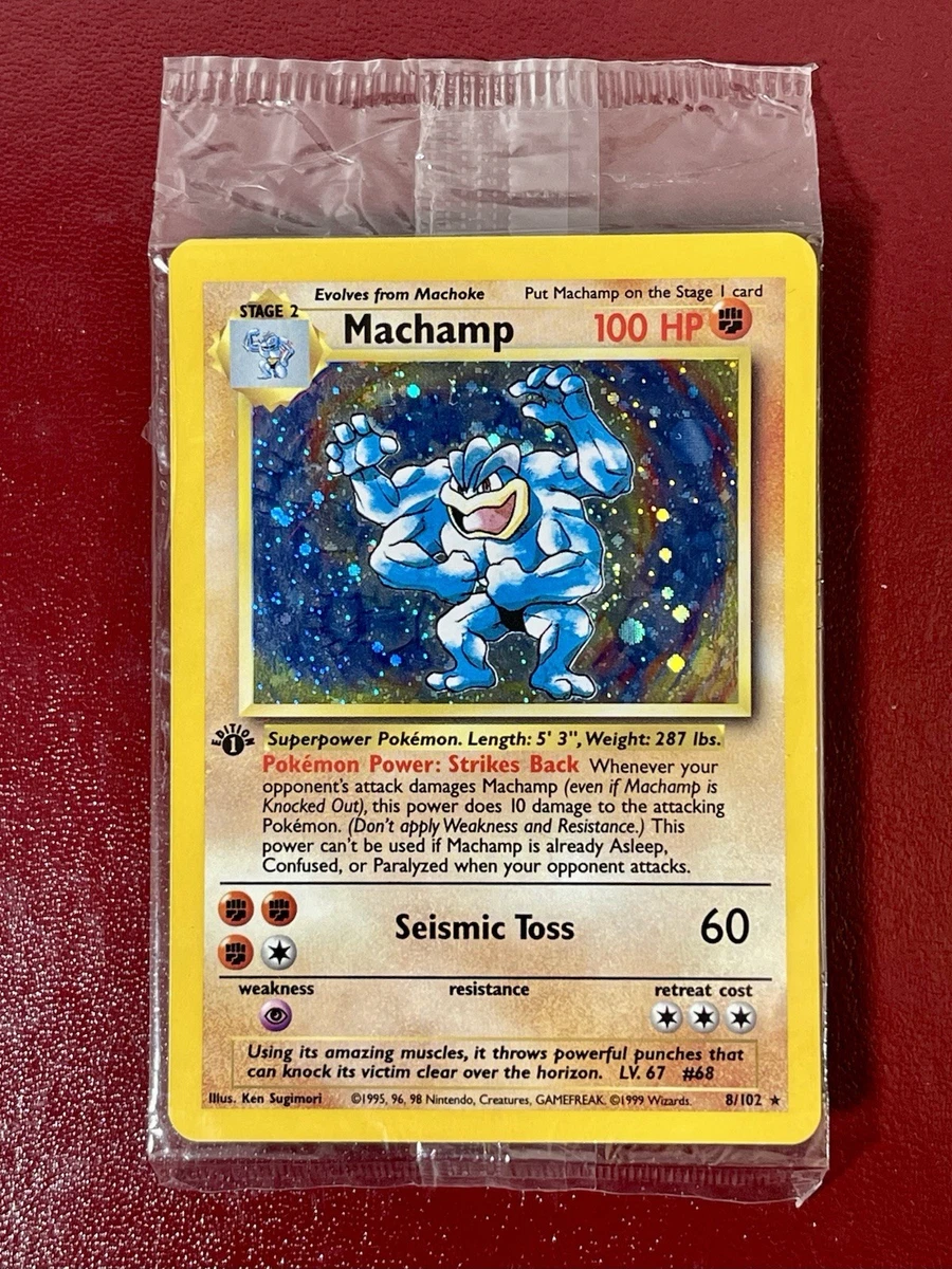 First Edition Pokémon Machamp Individual Cards for sale - eBay