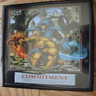 commitment incredible 4 fire black picture frame art