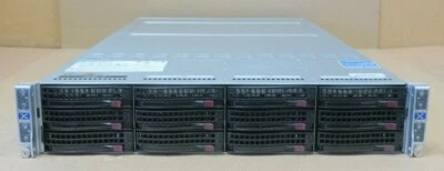 Supermicro SuperServer 6028TP-HC0R 12-Bay CTO 1-Node Server X10DRT-P 2x PSU - Image 1 of 2
