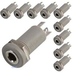 10 x 3.5mm Mini Stereo Jack Chassis 4 POLE 4P Panel Mount Input Socket Connector - Picture 1 of 2