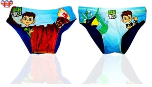Ben 10 Swimming Briefs,Junior Swimwear,for 3 To 8 Years old,Official License - Picture 1 of 12