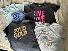 lot 5 girls short sleeve t-shirts size 14/16 Gap Nike Adidas