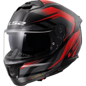 Motorcycle Helmet Full Face - LS2 Stream II FF808 Fury - with Sun Visor - Picture 1 of 7