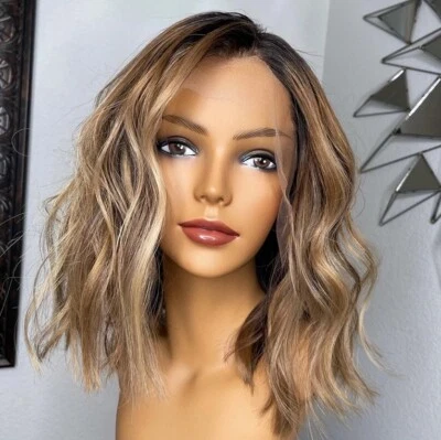 Honey Blonde  Wave 13x4 Lace Front Wigs Human Hair For Women - Image 1 of 4