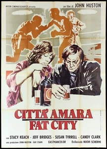 BITTER CITY - FAT CITY MANIFESTO JOHN HUSTON STOCKTON 1972 BOXING MOVIE POSTE... - Picture 1 of 1