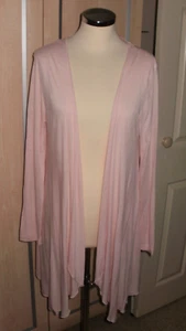 Women's Light Pink Waterfall front cardigan uk 14 - Picture 1 of 6