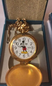 Vintage Disney Lorus Quartz Mickey Mouse Pocket Watch - Picture 1 of 1