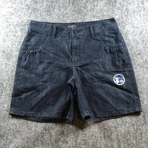 Riders by Lee Denim Bermuda Shorts Women's Size 14 M Dark Wash Pockets Stretch - Imagen 1 de 8