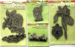 Stampendous - cling rubber stamps - IRIS - SHEPHARD KIDDO HAT TOSS - Picture 1 of 1