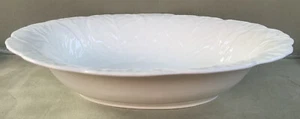Wedgwood Bone China Countryware weiß oval Servierschale Kohlblatt - Bild 1 von 7