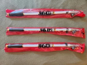 3 Telescoping Fishing Rods 10ft 5in - Picture 1 of 11