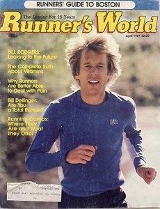 1981 Runner's World April Bill Rodgers, Boston Running - Imagen 1 de 24