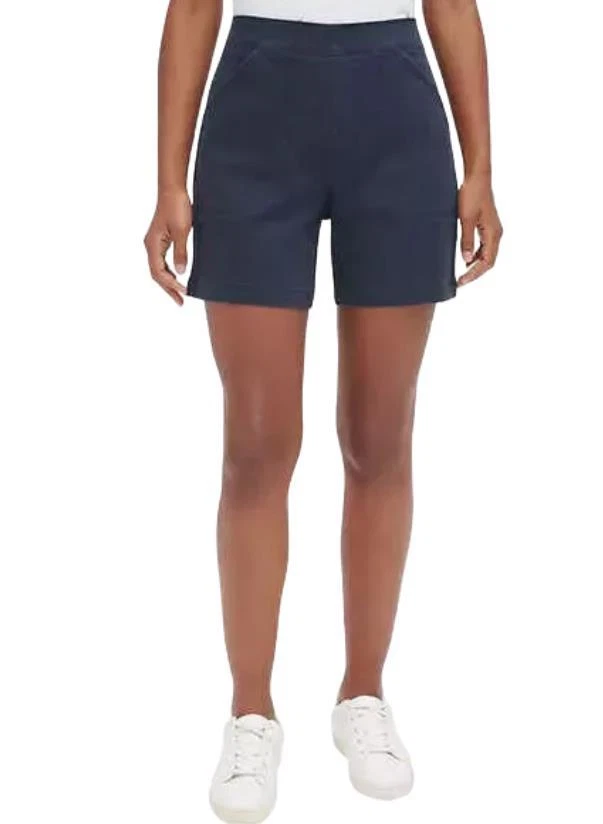 ¡NUEVO! MUJER NAUTICA JEANS PULL ON TACTO SUAVE ELÁSTICO DENIM CHINO CORTO! VARIEDAD Foto 1 de 1