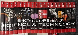 McGraw Hill Encyclopedia of Science & Technology 10th Edition INCOMPLETE 19 Vols - Picture 1 of 3