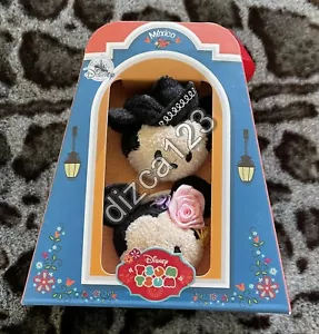 Disney Tsum Tsum Mexico Mickey and Minnie Plush Box Set of 2 NIB - Picture 1 of 2