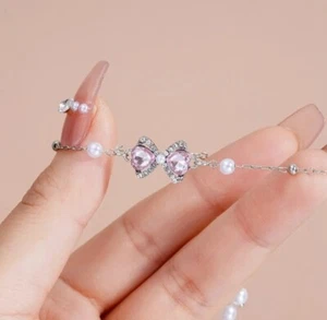 Pulsera Sweetheart con arco y cuentas - Imagen 1 de 3