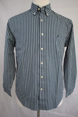 Camisa de hombre NAUTICA manga larga de algodón con botones 14,5 32/33 Foto 1 de 4