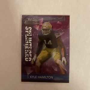 2021 Wild Card Alumination Kyle Hamilton #ANSP-7 purple /splintered  - Picture 1 of 2