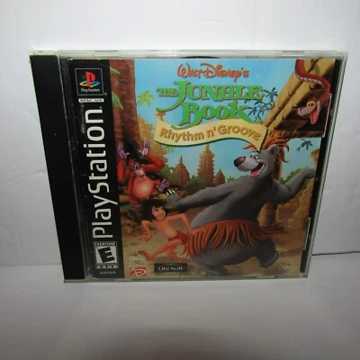 Disney The Jungle Book Rhythm n' Groove Sony Playstation PS1 Tested No Back Art - Image 1 of 4