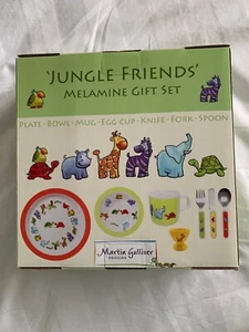 kids melamine dinner set. Jungle themed. Brand new - Picture 1 of 3