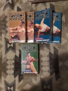 5x Bryan Kest's Original Power Yoga VHS 95 Beginner Workout ABS 6-20 Min SEALED - Picture 1 of 4