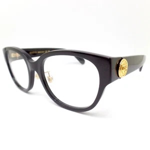 Gucci GG1411OK 001 Negro con Almohadillas para la Nariz Nuevas Monturas para Anteojos RX Auténticas - Imagen 1 de 6