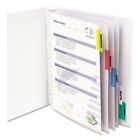 4 , C-Line Sheet Protectors w/5 Colored Index Tabs &amp;Inserts Heavy Gauge Letter