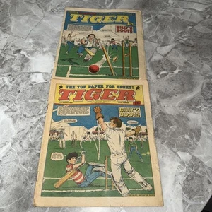 TIGER Comic - Year 1984 - Two Copies UK Paper Comic - Picture 1 of 6