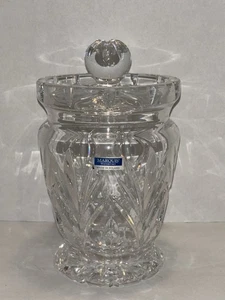 Waterford Marquis Crystal Canterbury Biscuit Barrel Cookie Candy Jar w/ Lid - Picture 1 of 14