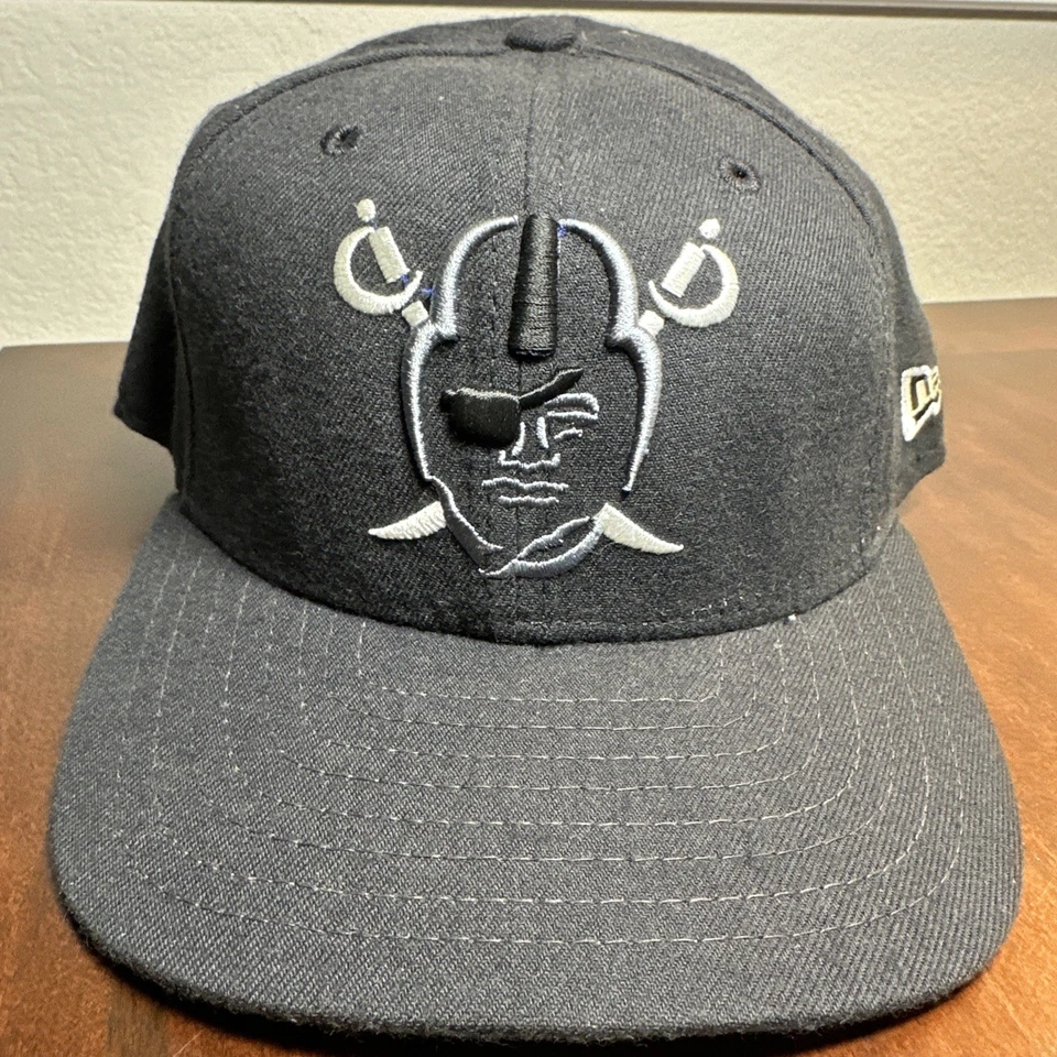 De colección Años 90 Oakland Raiders Snapback Nueva Era NFL Trace Hat Muy Raro Nuevo Con Etiquetas Foto 1 de 4