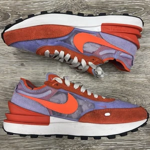 Nike Waffle One Mujer 7.5 Naranja Coral Púrpura Zapatos Atléticos para Correr Tenis - Imagen 1 de 9