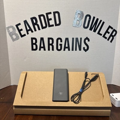 Banco de alimentación portátil Just Wireless 06160 gris USB de dos puertos 5V 2.1A 10000 mAh Foto 1 de 4