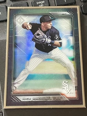 Nick Madrigal 2020 Bowman Transcendent Topps Metal Frame Card #17 Rare /100 - Image 1 of 2