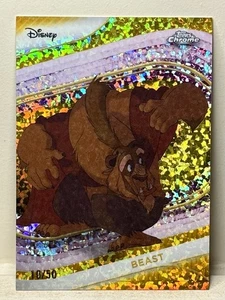 2025 Topps Chrome Disney Beast Gold Mini Diamond Refractor #10/50 #126 - Bild 1 von 4