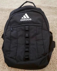 Adidas Stratton 3 Backpack Full Size Black Organizer Pre-owned Good Condition - Picture 1 of 9