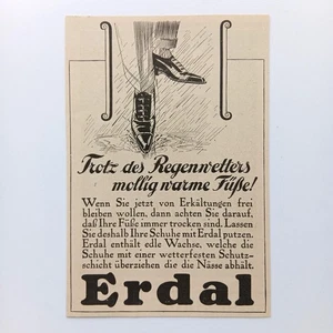 1926 Erdal Schuh-Creme Werbeanzeige Werbung Reklame Advertising - Picture 1 of 1