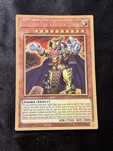 Eldlich der Goldene Lord (GOLD RARE) MAGO EN024 1. Auflage Yugioh - Bild 1 von 2
