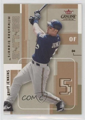 2004 Fleer Genuine Insider Geoff Jenkins #46 - Image 1 of 2