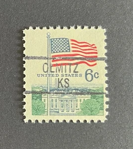 Olmitz, Kansas Type 841 Precancel - 6 cents - U.S. #1338 OG - MNH - KS - Picture 1 of 1