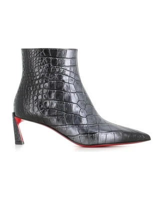 Christian Louboutin CONDORA BOOTY 55 Croc Ali Botín Botines Tacones $1445 Foto 1 de 4