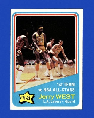 1972-73 Topps Set-Break #164 Jerry West en muy buen estado-en muy buen estado (arruga) *GMCARDS* Foto 1 de 2