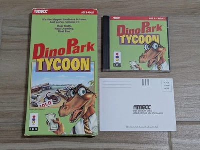 Dino Park Tycoon (3DO, 1994) - Boxed, Rare, Holy Grail MECC - Image 1 of 4