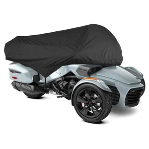 Black, Half Cover for Can-Am Spyder 2016-2022 F3-T, F3 Limited (With Trunk) - Picture 1 of 5