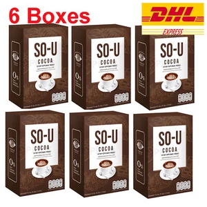 6x SO U Cocoa Accelerates Metabolism Helps Excretion Control Hunger No Sugar - Picture 1 of 6