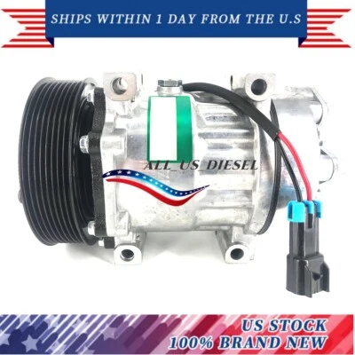 Компрессор кондиционера UAC подходит для грузовика Volvo VHD VNL VNM VNX ABPN83304554 204733 2041766 - Изображение 1 из 4