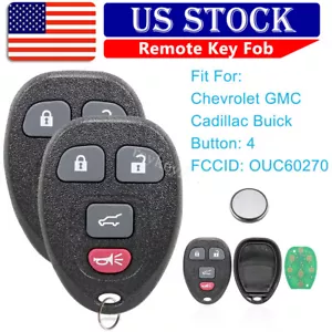 2 Keyless Remote For 2007 2008 2009 2010 2011 Chevrolet Tahoe Key Fob Control - Picture 1 of 8