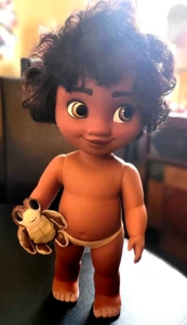 Disney Animators Col 15" Moana Toddler/Vinyl Doll; Pies arenosos/tortuga-tortuga de juguete - Imagen 1 de 12