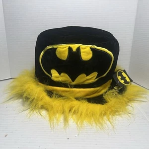 Batman Six Flags Plush Furry DC Comics One Size Adjustable Top Hat - Picture 1 of 6